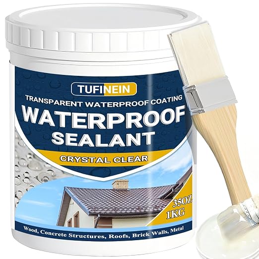 Transparent Waterproof Coating, TUFINEIN 35oz Invisible Waterproof Agent Indoor by TUFINEIN