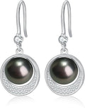 Gift for Wife -Pearl-Earrings-Gifts for Women- Wedding Birthday Anniversary-Mom Her Mothers Day Valentines Day Christmas-Sterling Silver Plated 18K Gold Pearl Dangle Earring Fine Jewelry