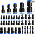 mxuteuk Quick Connect Air Hose Fittings, 5 Size Push to Connect Fittings by mxuteuk