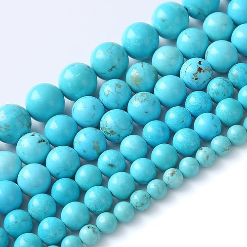 12MM 32PCS Natural Stone Turquoise Beads for Jewelry Making DIY Bracelet
