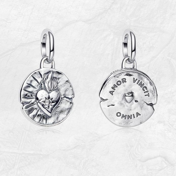 Cute Fashion Heart Charms,S925 Sterling Silver Charm,Bead for Bracelets and Necklaces,For Women Jewelry Present