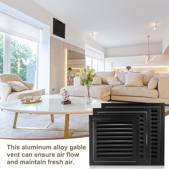 PATIKIL 16" x 16" Return Air Vent Cover, Aluminum Alloy Return Air Grille - Image 5