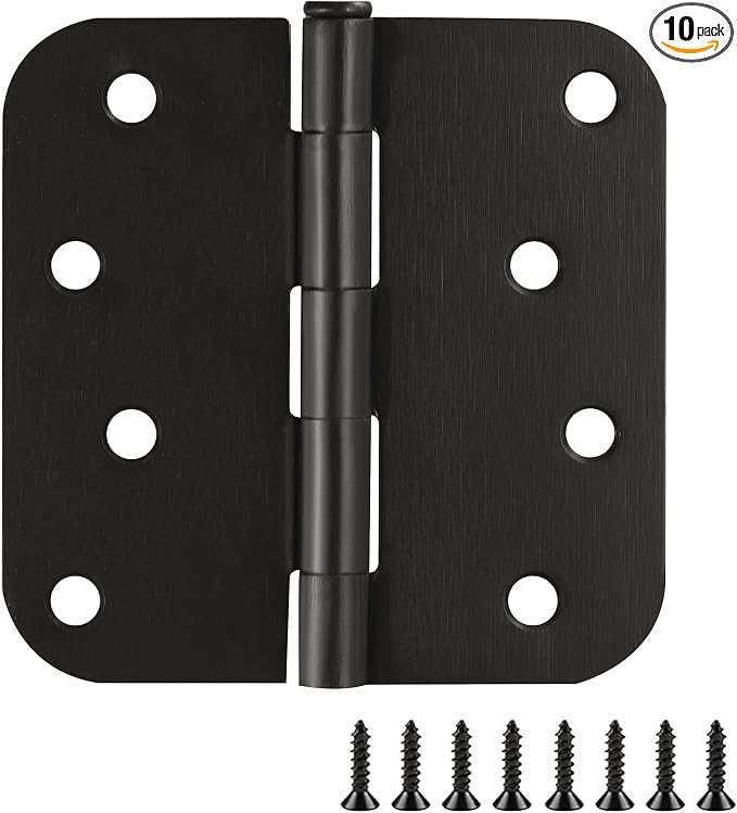 Design House Interior Door Hinge, Oil Rubbed Bronze | 5/8" Radius, Traditional by DesignHouse