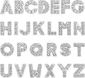 52pcs A-Z Full Rhinestones 8mm Slide Alphabet Letters for DIY Slide Wristbands Bracelets,Making Charm