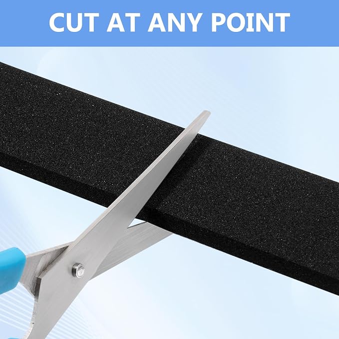 Weather Stripping Door Seal Strip- 1/2 Inch X 1/4 Inch X 16Feet, Strong Adhesive - Image 4
