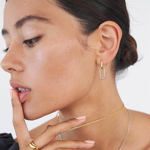 14K Gold Earring Cross Waterdrop Butterfly Heart Knot Earrings for Women Gold Silver Cross Leverback Drop Gold Silver Teardrop Hoop Dangle Earring White Gold Dangle Drop Earring