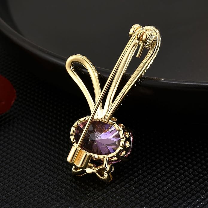Animal Brooch Insect Bird Brooches Pearl Rhinestone Crystal Brooch 18k Gold-Plated Lapel Pins Jewelry Gifts Birthday Gifts for Women Men