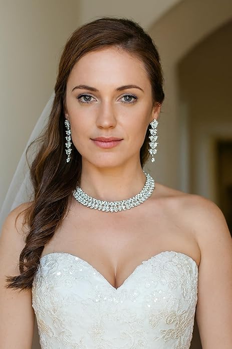 Touchstone Indian wedding jewelry set gold traditional necklaces for women statement rhinestone sets hollywood glamour style crystal stone bridal costume golden necklace
