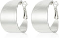 Big Chunky Gold Hoop Earrings for Women Trendy 14K Gold Plated Large Thick Gold Hoops