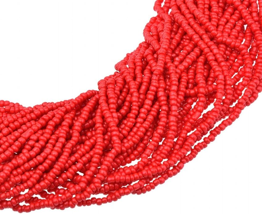 Fashion Multilayer Seed Bead Chain Choker Collar Necklace Earrings Set Cluster Strand Handmade Bib Statement Necklace