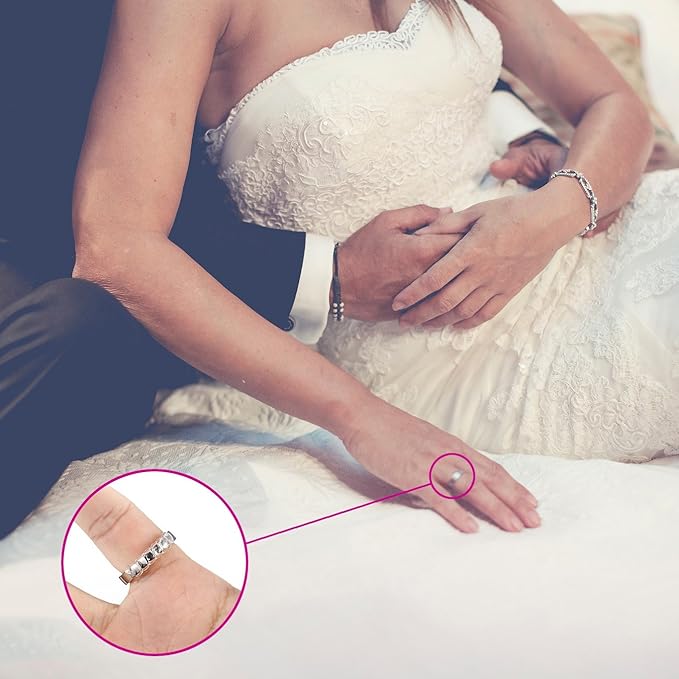 Ring Sizers for Loose Rings, Invisible Size Adjuster Silicone, Guards Spacer Tightener Resizer Fitter for Women Men, Make Smaller Without Resizing Thick Band (Transparent)