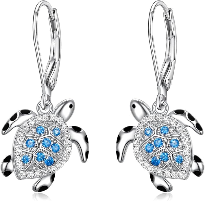 FLYOW 925 Sterling Silver Cute Animal Jewelry Hummingbird/Butterfly/Wolf/Corgi/Cat/Snake/Spider/Bat/Penguin/Bear/Opossum/Frog/Guinea Pig for Women Mother Friend Animal Lovers