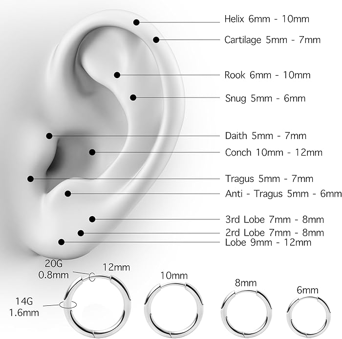 Small Gold Huggie Hoop Earrings Set for Women Men Hypoallergenic 14K Plated Stack Cartilage Earrings, Multiple Piercing Lightweight Mini Thin Cute Dainty Trendy Jewelry Set Christmas Gifts for Women