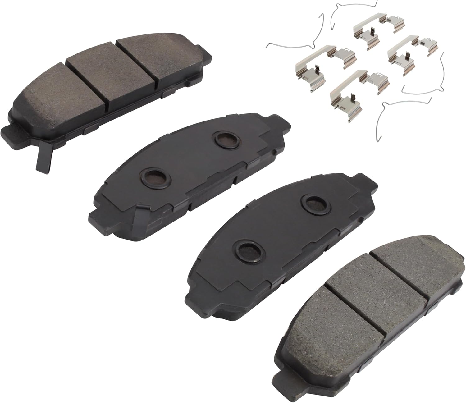 Premium Semi-Metallic Front Brake Pads (1001-1401M) Compatible with Toyota Venza 2009-2015