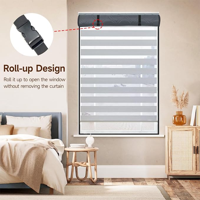 Winter Insulated Window Curtain 63"x63", Oxford Cloth Thermal Insulated Window - Image 5