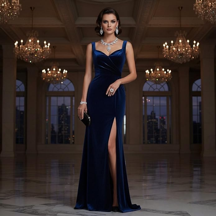 Rhinestone Wedding Bridal Jewelry Set Women's Prom-Style Necklace, Earrings, Bracelet, Ring Bridesmaid Gift Pairs with Evening Gown