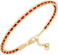 Solza Gold Plated Bracelet for Women – Adjustable Chain Bracelet, Stylish Fashion Jewelry, Non-Tarnish Charm and Rope Design, Elegant Everyday Accessory