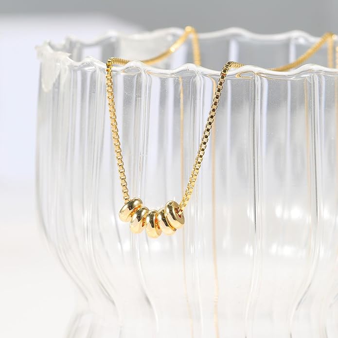 14K Gold Plated Dainty Pendant Butterfly Bead Boot Bee Baseball Flower Compass Airplane Heart Hummingbird Tree Necklace Simple Jewelry Gift for Women