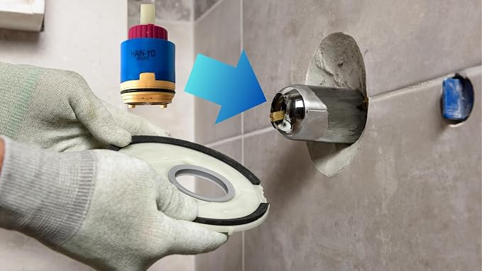 T & T Hardware 40mm Ceramic Pressure Balance Cartridge JH04BD – Hot & Cold - Image 4