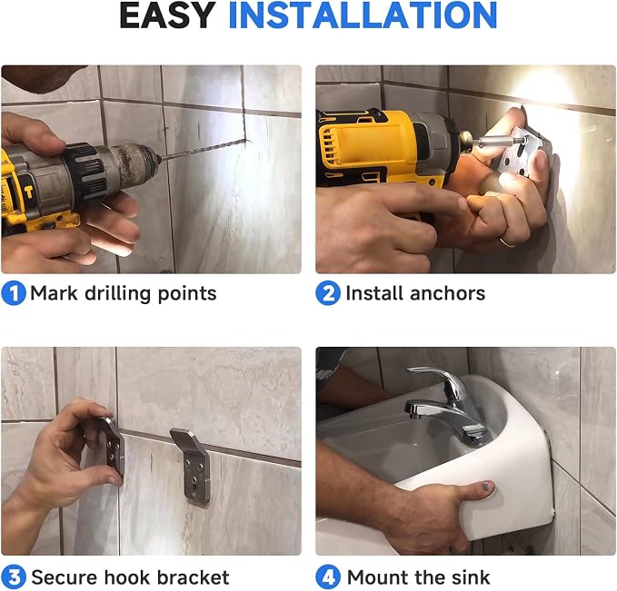 1224196 Wall-Mounted Sink Hanger Kit Compatible - Image 6