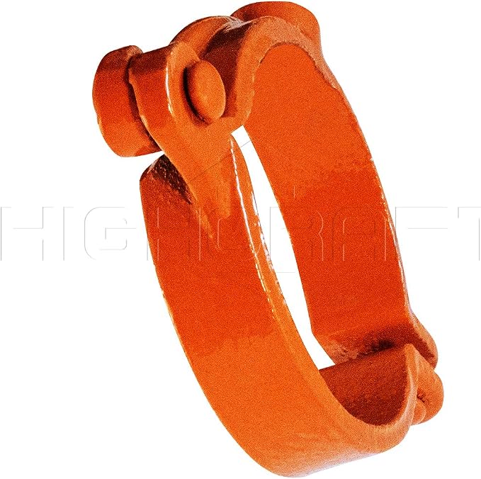 HIGHCRAFT HINGC-03-5 Industrial Decor Hinged Split Ring Pipe Hanger 3 in. Copper - Image 2