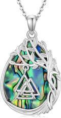 Jewish Jewelry Tree of Life Necklace 925 Jewish Sterling Silver Pendant Necklace Women Gift