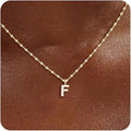 Initial Necklaces for Women,14K Gold Plated Necklaces, A-Z Letter Pendant Charm Necklace Trendy Dainty Hypoallergenic CZ Custom Personalized Name Necklace Gold Jewelry Birthday Christmas Gift for Her