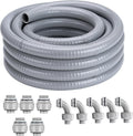 1/2 Inch 150 FT Liquid-Tight Conduit and Connector Kit | Non Metallic Flexible by ProfessionalBrand