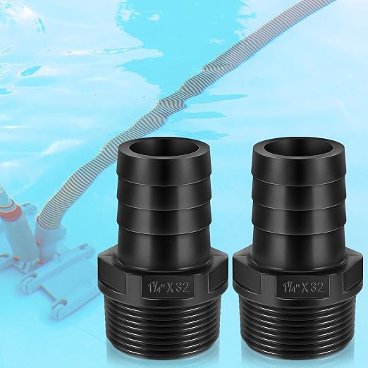 2 Pcs Pool PVC Tube Fitting Barbed Hose Fittings Adapter | Hose Fittings by Innconee