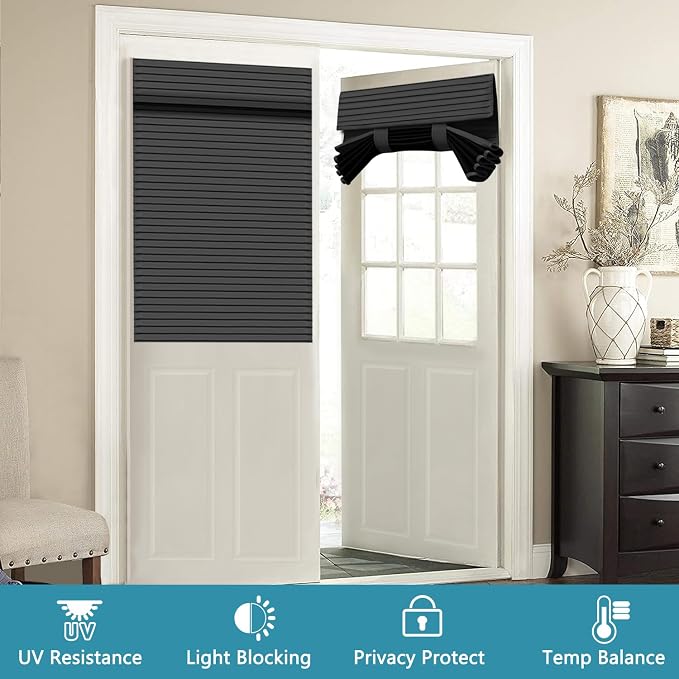 Muamar French Door Blinds, 30 X 40 Inch, Thermal Insulated, Tie Up, 1 Panel - Image 7