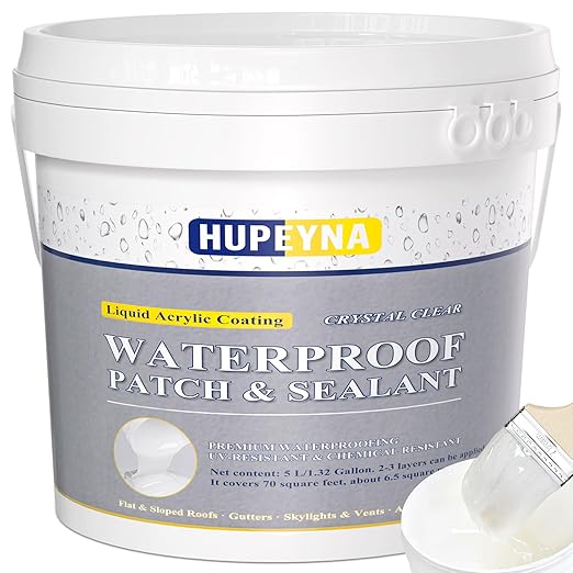 Invisible Waterproof Agent, Liquid Waterproof Sealant 1.32 Gal | Waterproof Glue by HUPEYNA