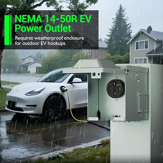 50 Amp EV Charging Receptacle/Nema 14-50 EV Outlet - Image 8