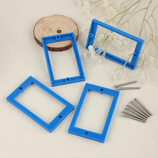 4pcs Electrical Box Extenders, 1/4" Receptacle Outlet Box Extenders Single Gang - Image 3