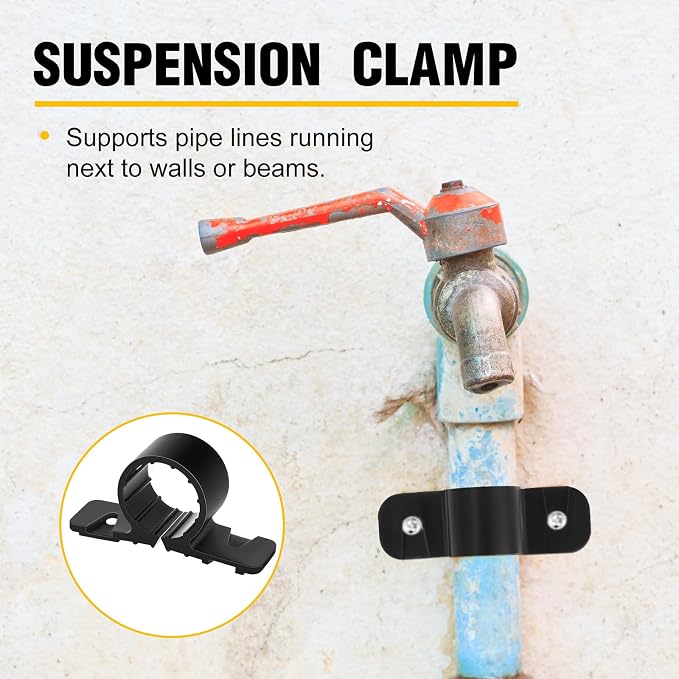 Briwooody 50 Pack 3/4 Inch Pipe Supports Suspension - Image 4