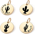 SM Design Western Charm Set of 4 – Stainless Steel Western Charms for Bracelets & Necklaces – Cowgirl, Ranch & Country Style Jewelry Charms – Western Gift for Women & Moms
