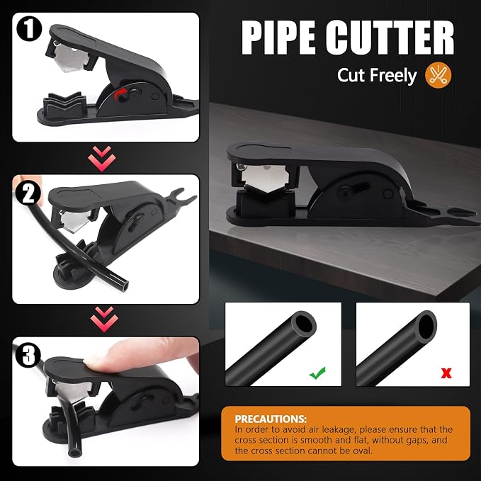 mankk 81PCS Quick Connect Air Hose Fittings Kit 1/8, 1/2 inch | Push to connect - Image 8