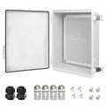 Electrical Box, IP67 Waterproof Hinged Cover Stainless Steel Latch Junction Box by LeMotech