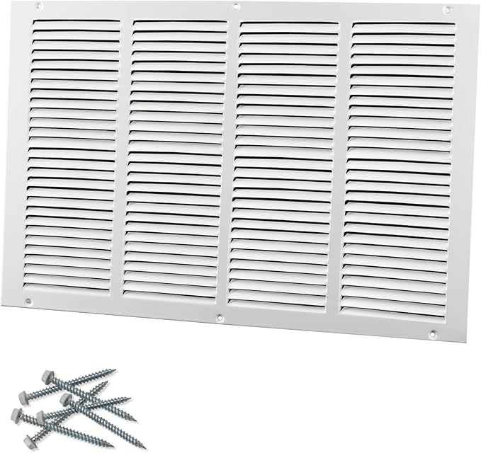 Howeall 20"W x 14"H Steel Return Air Grille, Air Return Vent Cover by Howeall