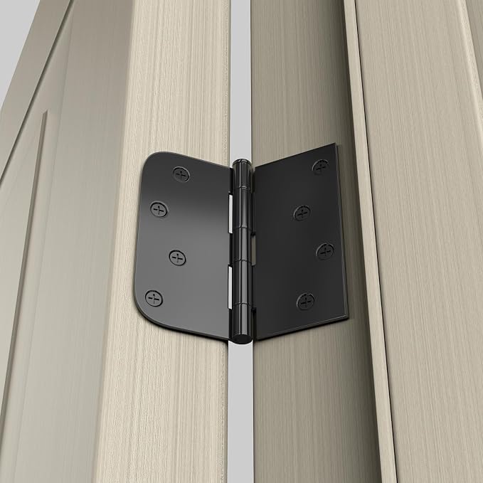 goldenwarm 48 Pack 4in Black Door Hinges Interior Door Hinges Black Matte 4 x 4 - Image 8