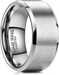 King Ring Tungsten 4/6/8/10mm Rings – Super Polished Matt Finish Tungsten Rings – Designed in USA