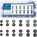 110pcs Auto Body Sheet Metal Hole Plugs Assortment Flush Mount Black Plastic by OAUTOO