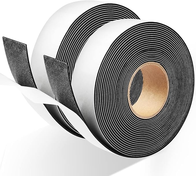 2 Rolls Weather Stripping Door Seal, Adhesive Closed Cell Weather Strip… by YIJUHOU