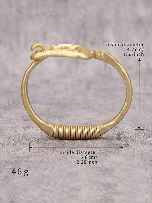 Gold Cuff Bracelet for Women Silver Beaded Bracelets Open Bangle Stackable Stretch Bead Bracelet Boho Jewelry Gifts for Wife Couple