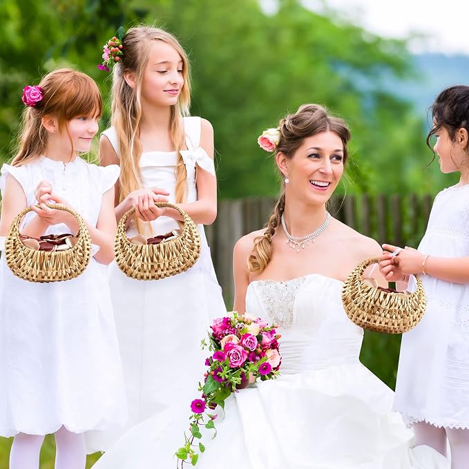 18 Pack Flower Girl Basket - Image 7