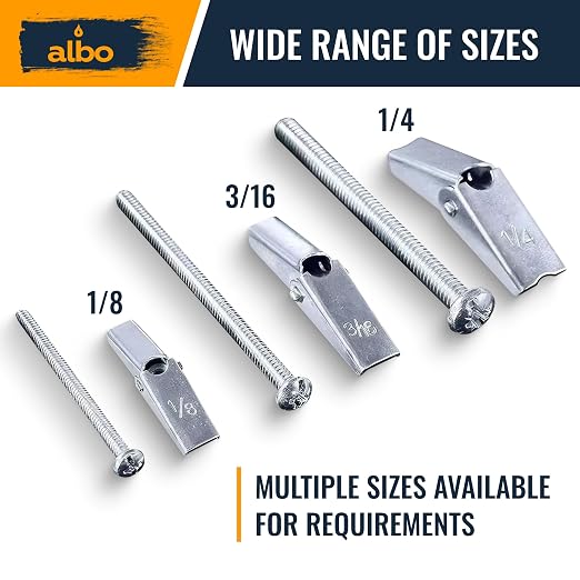 ALBO 25-Piece Heavy Duty Hollow Wall Anchors Kit - Image 6