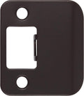 Round Corner Extended Lip Strike Plate, 2-1/4" x 1-1/2", Oil-Rubbed Bronze by StoneHarborHardware