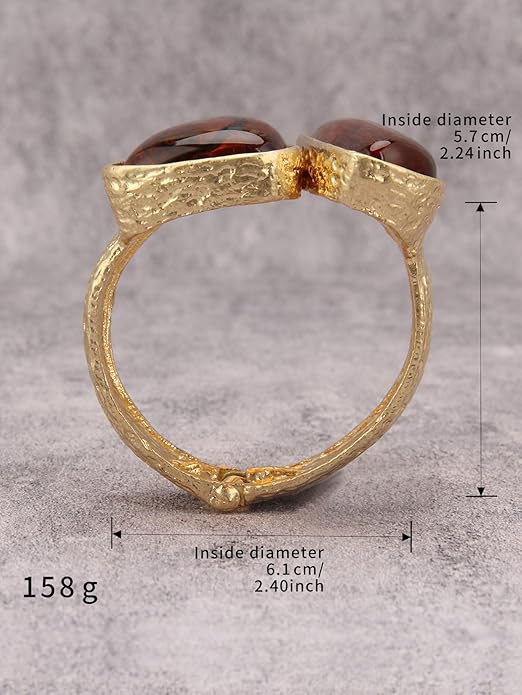 Gold Cuff Bracelet for Women Silver Beaded Bracelets Open Bangle Stackable Stretch Bead Bracelet Boho Jewelry Gifts for Wife Couple