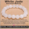 AD Beads Handmade Gemstone Stretch Elastic Bracelet Crystal Healing Reiki Nature's Beauty and Spiritual Essence Unisex