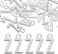 uxcell Letter Charm, Alloy Letter Initial Alphabet Charm for DIY Crafts Jewelry Making Bracelet Earrings Necklace