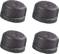 1/2" Malleable Iron Cast Pipe Fitting Cap, DIY Steampunk Industrial Vintage by GIOKALRT